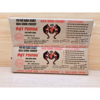 Keo Dính Chuột Siêu Dính Bãy Chuột Cống To Lớn ĐẠT PHONG - Tấm Keo Bẫy Chuột VIỆT NAM - Keo Dán Chuột