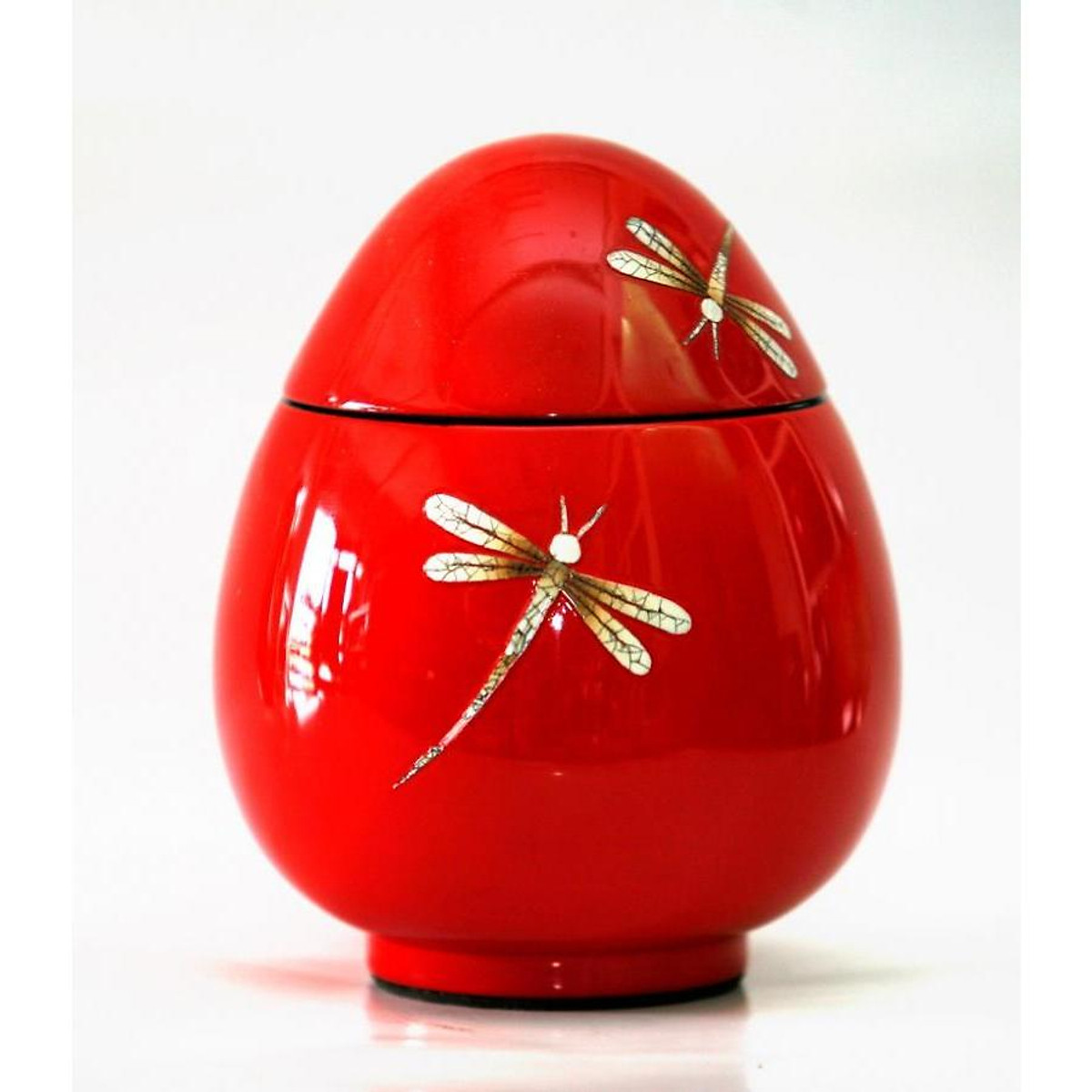 Giao màu ngẫu nhiên - Hủ trứng sơn mài thủ công mỹ nghệ cao cấp Thanh Bình