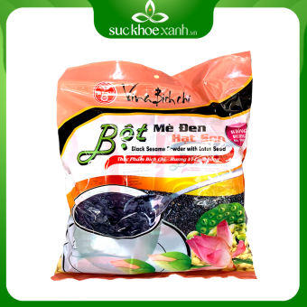 Bột mè đen hạt sen Bích Chi không đường 300g/ bịch