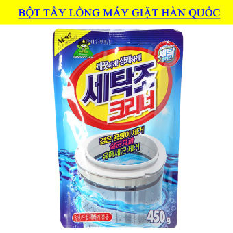 Bột Tẩy Lồng, Vệ Sinh Máy Giặt Hàn Quốc Gói 450g - Tẩy rửa cực mạnh