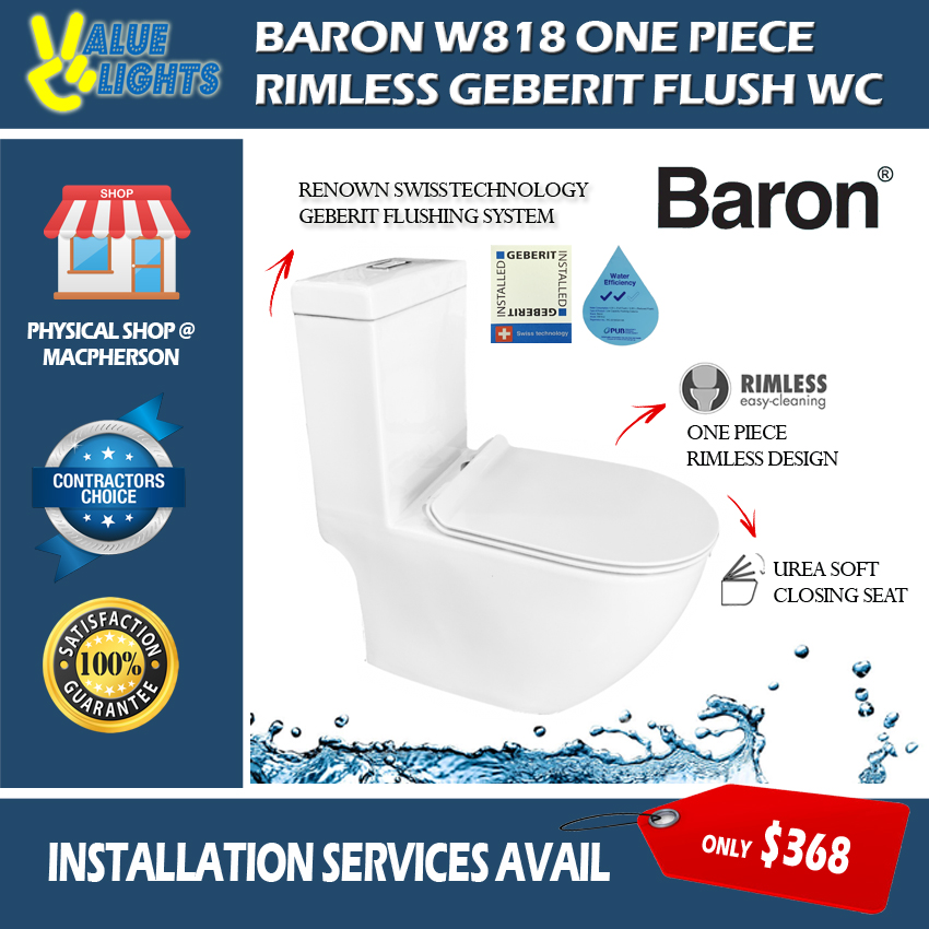 Baron W888 Toilet Bowl – gatedoorwindow