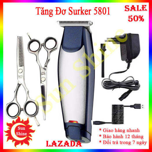 Tông đơ chấn viền Surker 5801  Tông Đơ Cạo Viền SURKER SK-5801 | Đồ nghề tóc Tông đơ chấn viền SURKER SK-5801/Tăng đơ cắt tóc/Máy   Tông đơ chấn viền Surker 5801 - bấm viền - vẽ tato   Tông đơ bấm viền Surker 5801- chất