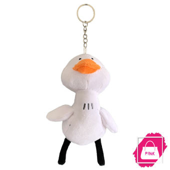 Móc khóa hình vịt bông mềm đẹp kute P170221