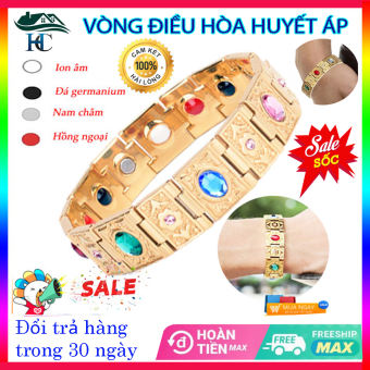 Vòng Tay Điều Hòa Huyết Áp Nhật Bản Cao Cấp - Vòng DH06 màu vàng, , vòng điều hòa huyết áp sakura, điều hòa huyết áp, Vòng điều hòa huyết áp.