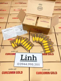 Tinh nghệ Nano Golden Gift Curcumin Gold Hàn Quốc (Hộp Lớn 100 Tép)