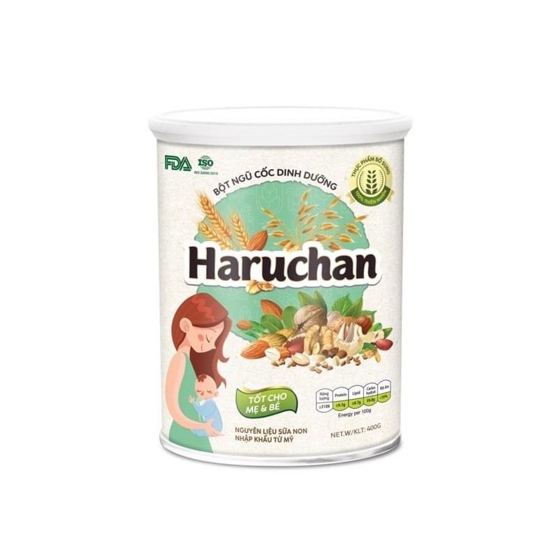 Ngũ cốc dinh dưỡng lợi sữa Haru chan lon 400g cao cấp