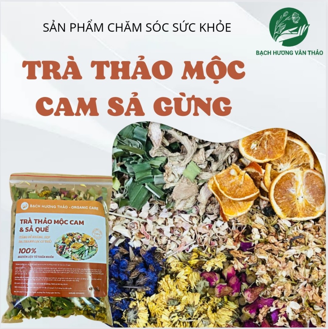 Sỉ 1kg, 2kg sỉ trà cam sả gừng, trà gạo lứt đậu đen, trà sâm bí đao, thảo dược, hồng sâm sơn mật, hoa cúc vàng, hoa hồng,bạch hương vân thảo