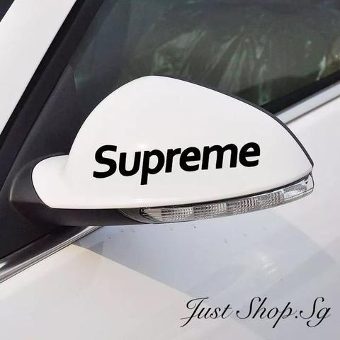 Supreme hotsell car decal