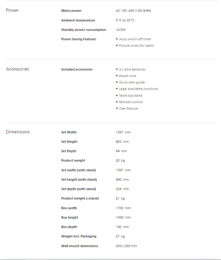 PHILIPS 70PUT7129/98 43 4K UHD GOOGLE SMART LED TV МАРКИРОВКА ЭНЕРГЕТИЧЕСКОГО ПОТРЕБЛЕНИЯ: 4 ГАРАНТИЮ PHILIPS НА 3 ГОДА