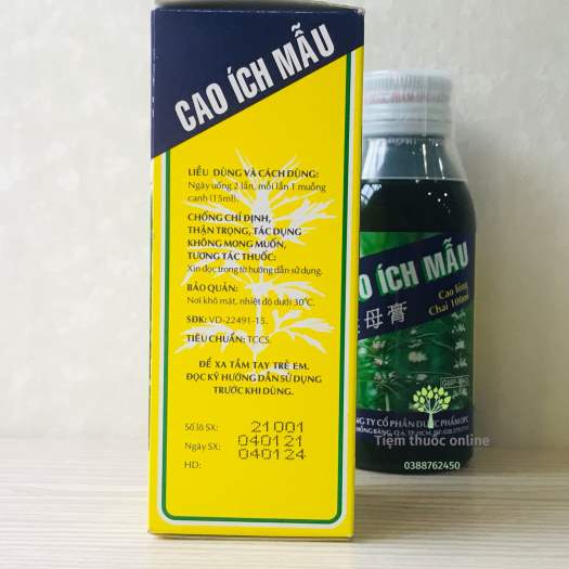 Chai Cao ích mẫu OPC -100ml