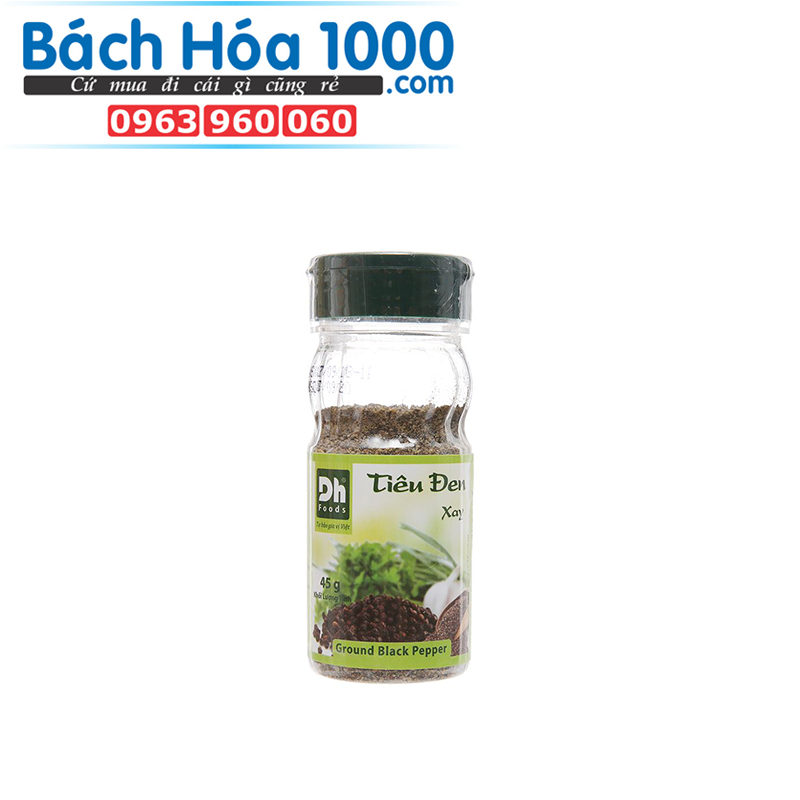 Muối tiêu chanh Dh Foods hũ 50g