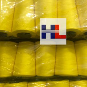 Chỉ may màu công nghiệp 40/2 Hạnh Liễu: màu vàng( 85.000/6cuộn/kg)