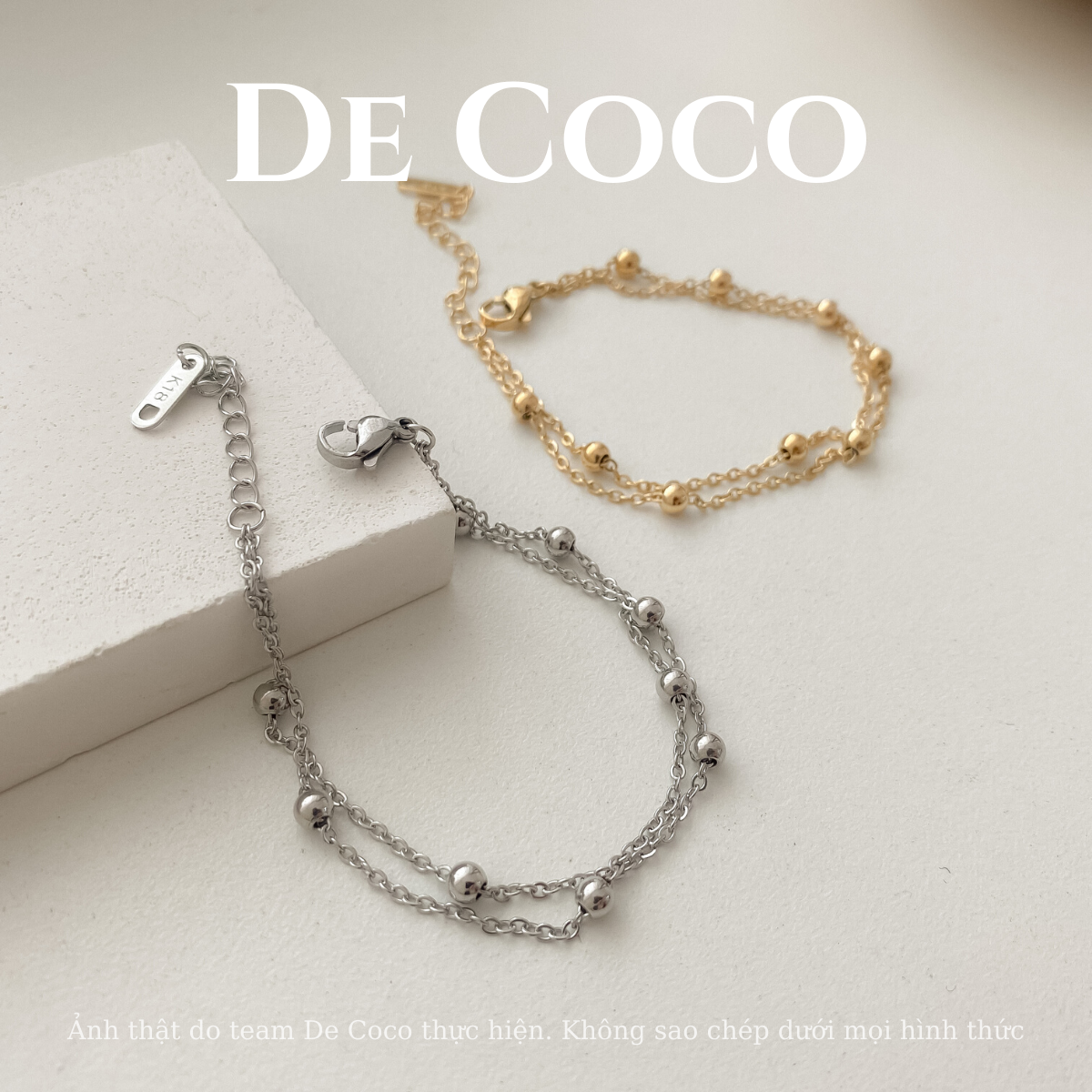 Vòng tay titan, vòng tay DOT CHAIN De Coco