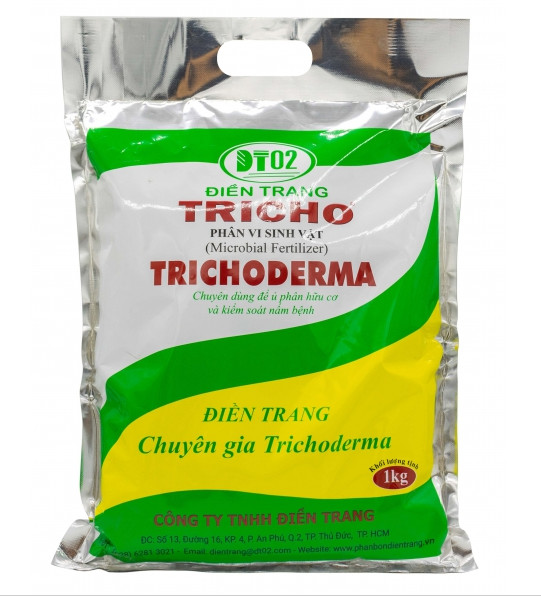 Trichoderma chuyên dùng để ủ phân hữu cơ và phòng ngừa nấm bệnh. gói 1kg