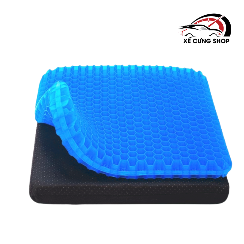 Đệm ngồi 2 lớp 3D silicon thoáng khí