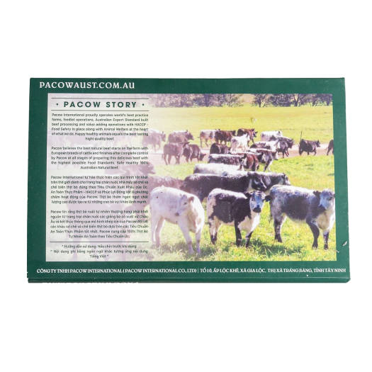 Thịt Đầu Thăn Bò Úc Pacow (250G)