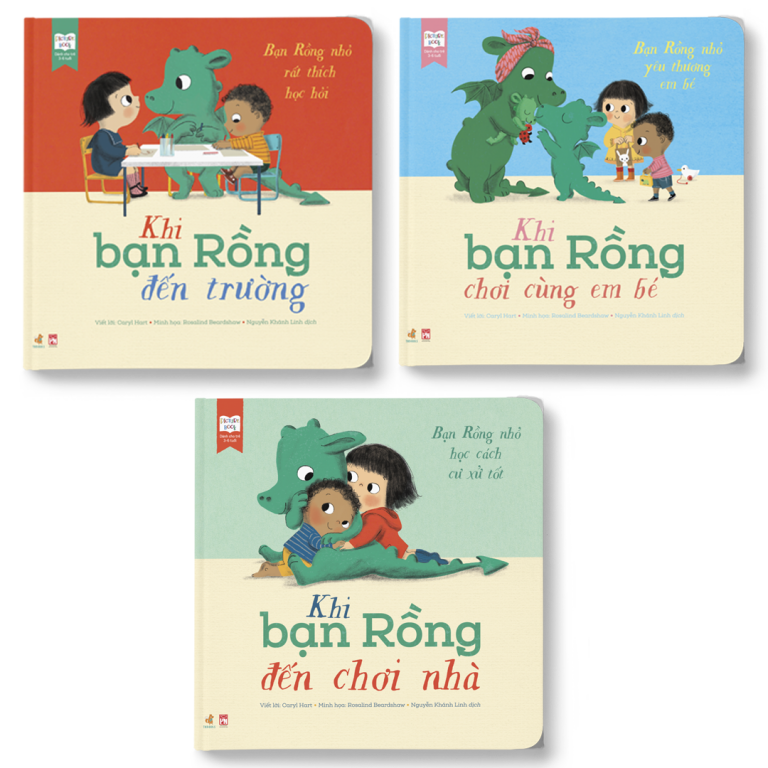 Bộ 3 cuốn sách kỹ năng Bạn Rồng học kỹ năng ứng xử