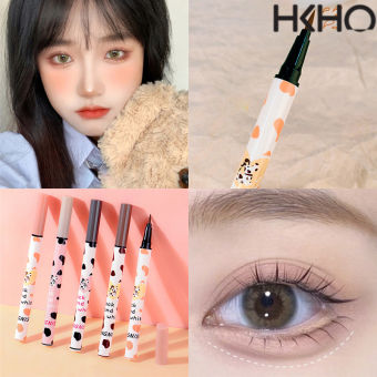 HKHO Bút Kẻ Mắt Bút Chì Tằm Màu Nâu Nằm Nhanh Khô Không Lem Lâu Trôi Phấn Mắt Dạng Lỏng