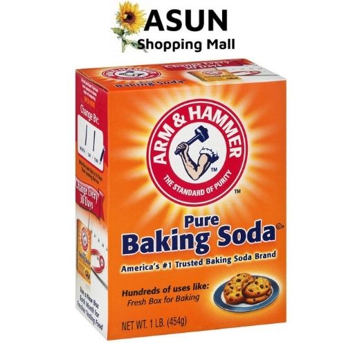 Baking soda / bột baking soda làm trắng răng, làm bánh, tẩy tế bào chết, khử mùi hôi 454g