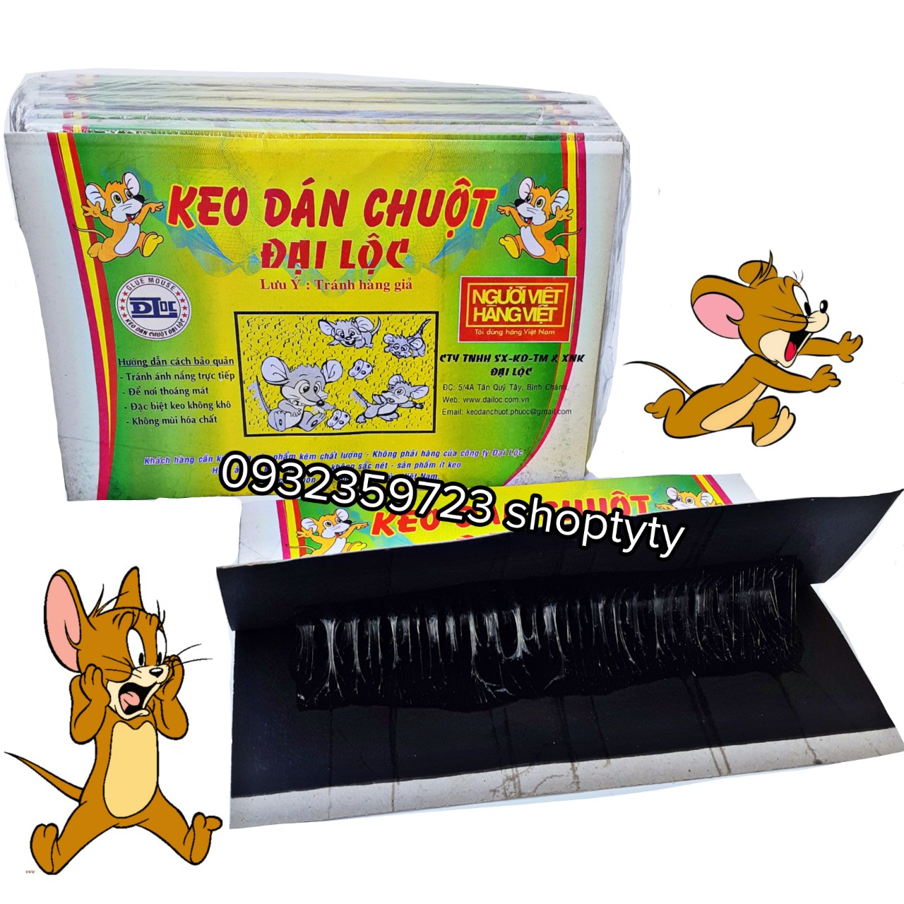 1lock 20 miếng keo dán chuột, chuột phải chạy xa