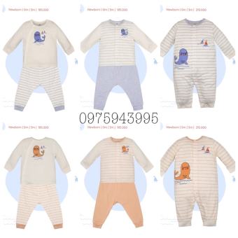 BST sơ sinh La Pomme sư tử biển vải sợi tre mát rượi