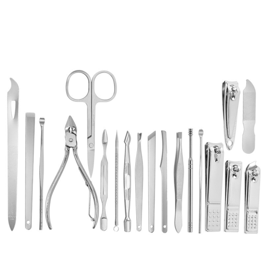 Bộ bấm móng tay 9 -15-19 món thép cao cấp -Bộ cắt móng tay không gỉ - 19M..