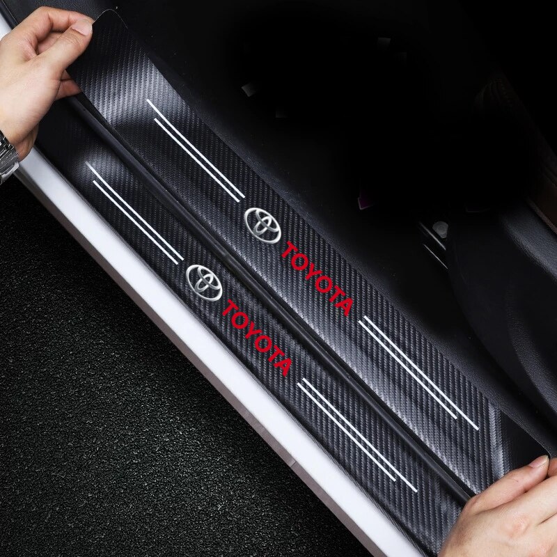 Stiker Karbon 3D Stiker karbon Toyota Stiker Pengaman Pijakan Pintu Toyota Calya Agya Avanza Yaris Rush Dll Harga  30,000 Ringgit*Penghantaran Percuma