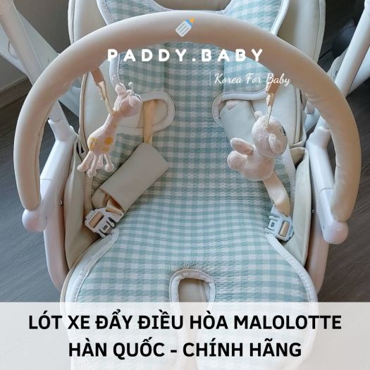 Xả kho  Đệm lót xe đẩy điều hòa Malolotte Hàn Quốc cho bé - made in korea  Có Sẵn