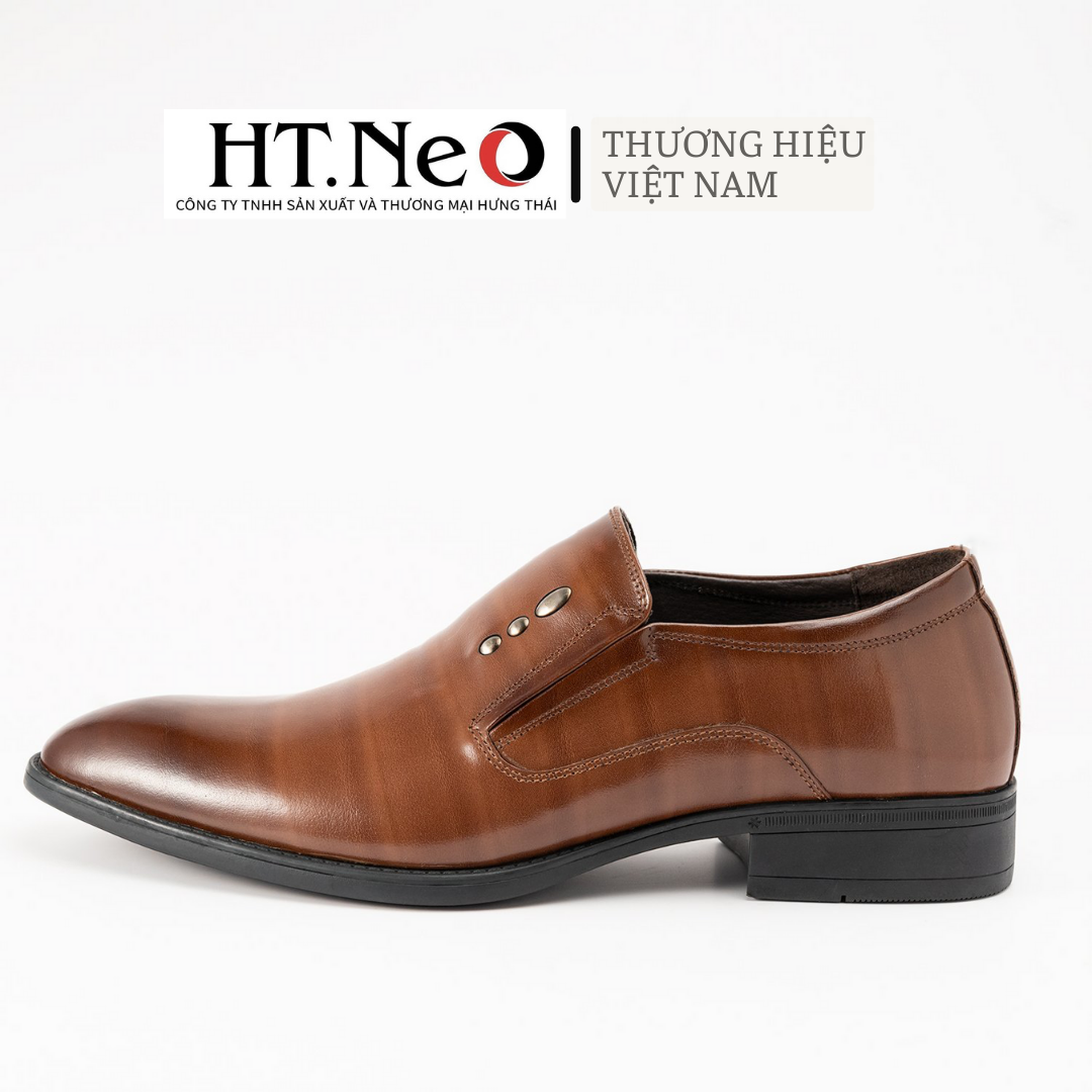 Giày tây nam, giày lười, giày công sở da bò nhập khẩu cao cấp gt166