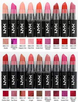 Son Lì Lâu Trôi NYX Professional Makeup Matte Lipstick 1.8g nhiều màu hot