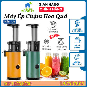 Máy ép chậm, máy ép trái cây chậm đa năng công xuất 130W, thiết kế nhỏ gọn tinh tế, đảo xoay chiều thông minh, không mất đi giá trị dinh dưỡng, máy ép chậm hoa quả Xilanpu mini giá rẻ hơn máy ép chậm sharp, xiaomi
