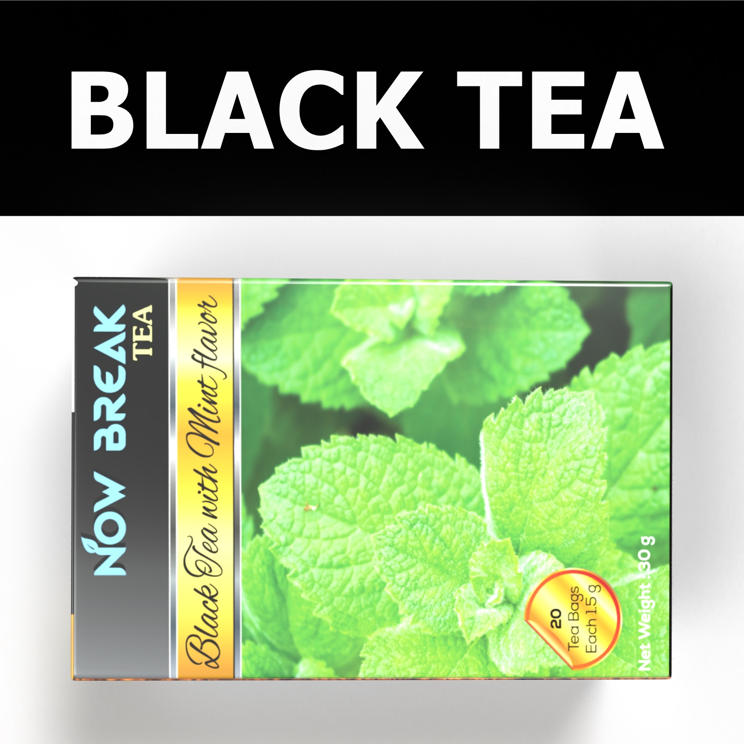 Combo 03 gói lẻ trà bạc hà now break tea