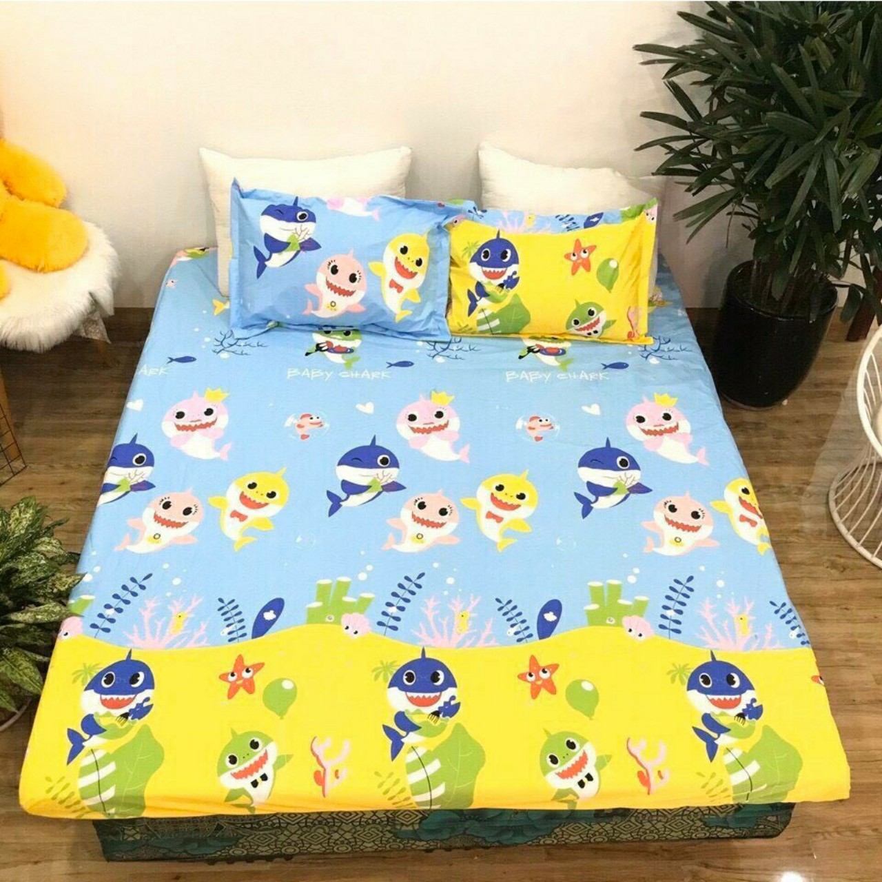 Ga Chống Thấm Cotton, Ga chống thấm, Ga Trải Giường Hoạ Tiết Ngộ Nghĩnh