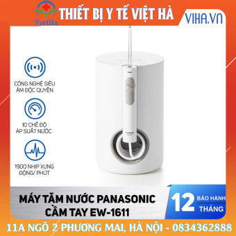 Máy Tăm Nước Cầm Tay Panasonic Công Nghệ Siêu Âm EW1611 - Tặng kèm cân điện tử
