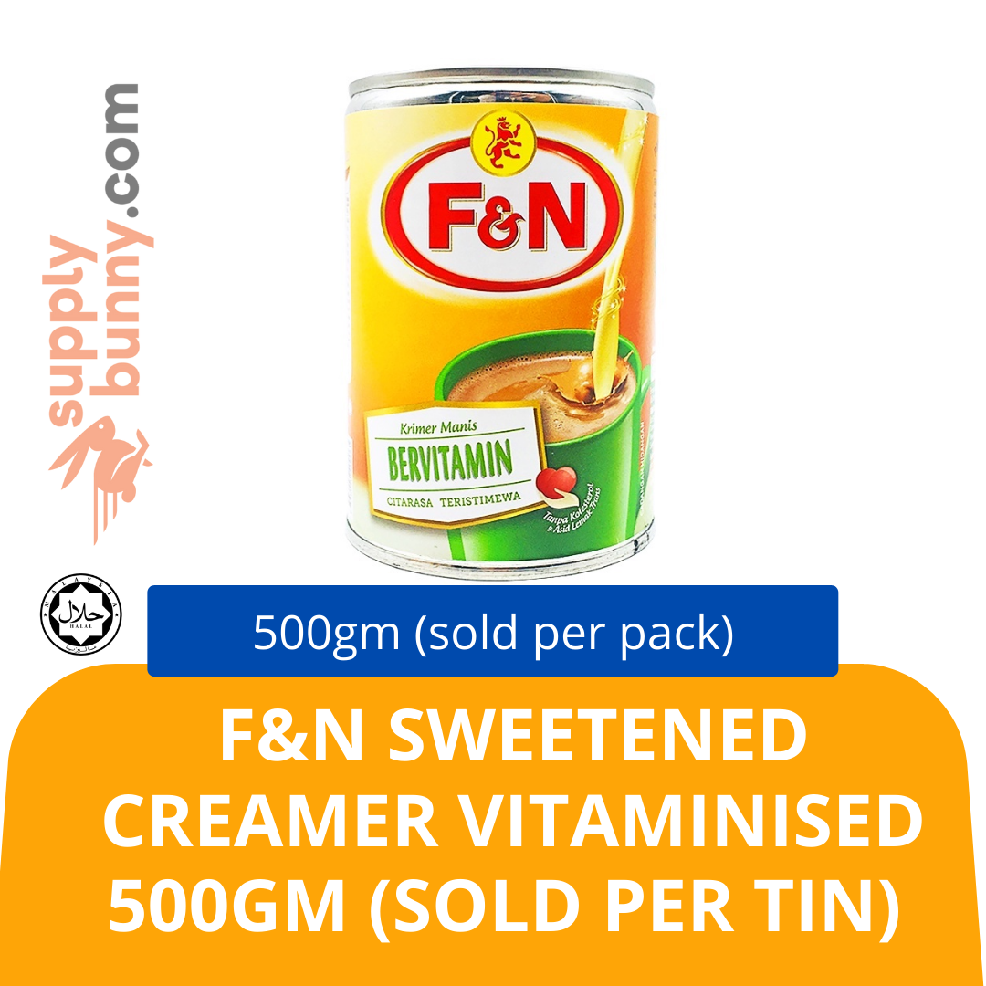 F&N Sweetened Creamer Vitaminised 500gm (sold per tin) Halal