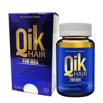 Qik HAIR for men - Ngăn ngừa tình trạng rụng tóc, thưa tóc, hói đầu