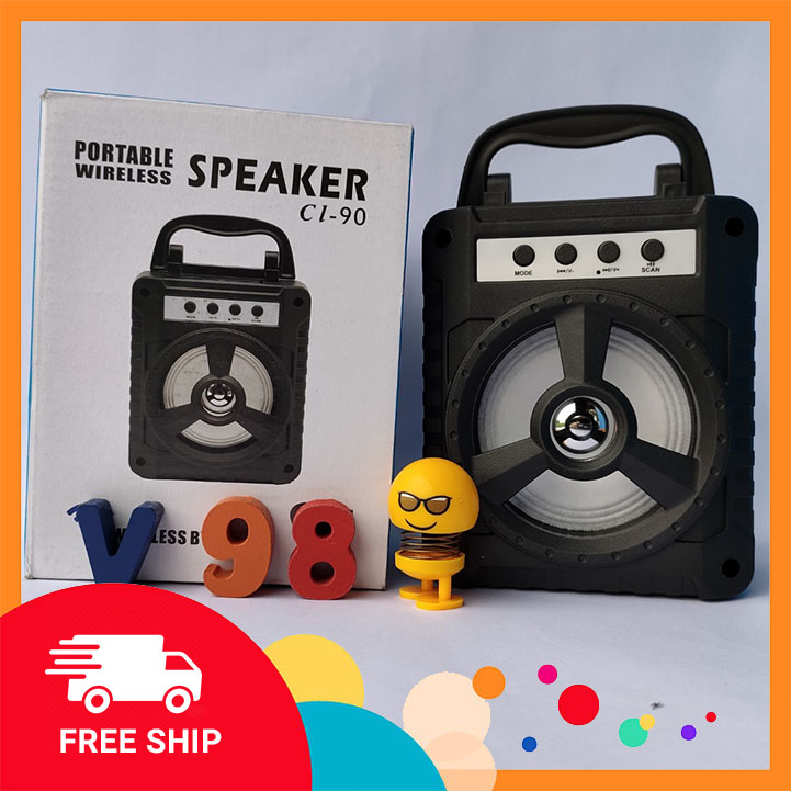 Loa bluetooth mini CL90,loa bluetooth không dây,loa xách tay,hỗ trợ thẻ TF,USB,đài FM âm thanh cực chất