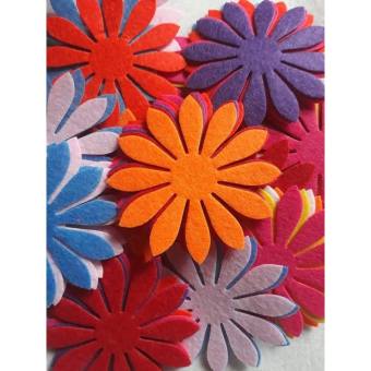 Hoa Vải Nỉ Dập Sẵn 7Cm