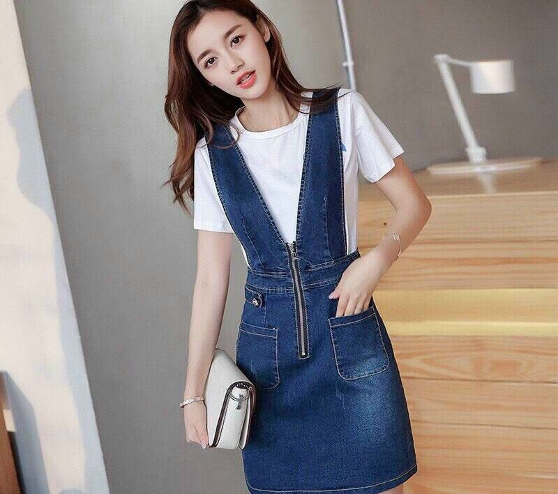 Yếm jeans xinh xắn dễ thương