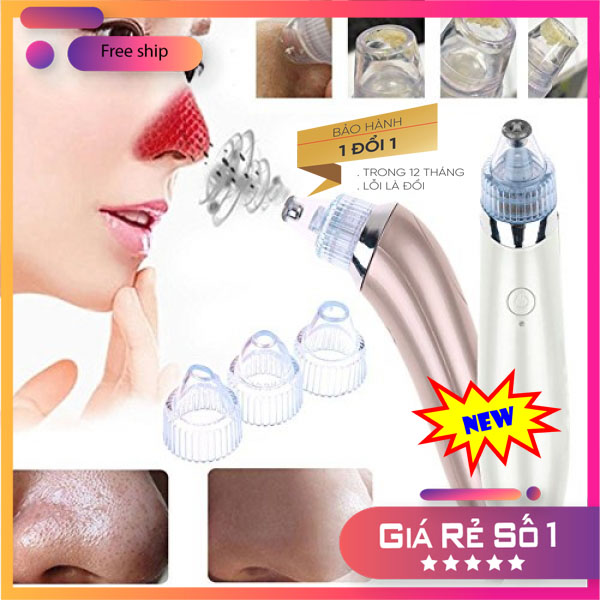 Máy hút mụn cầm tay siêu mạnh - máy hút mụn rt-8080 đánh bay mụn trứng cá mụn đầu đen mụn cám