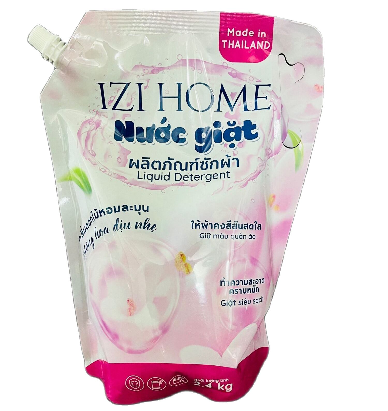 Nước giặt xả Thái Lan IZI HOME 2.3l