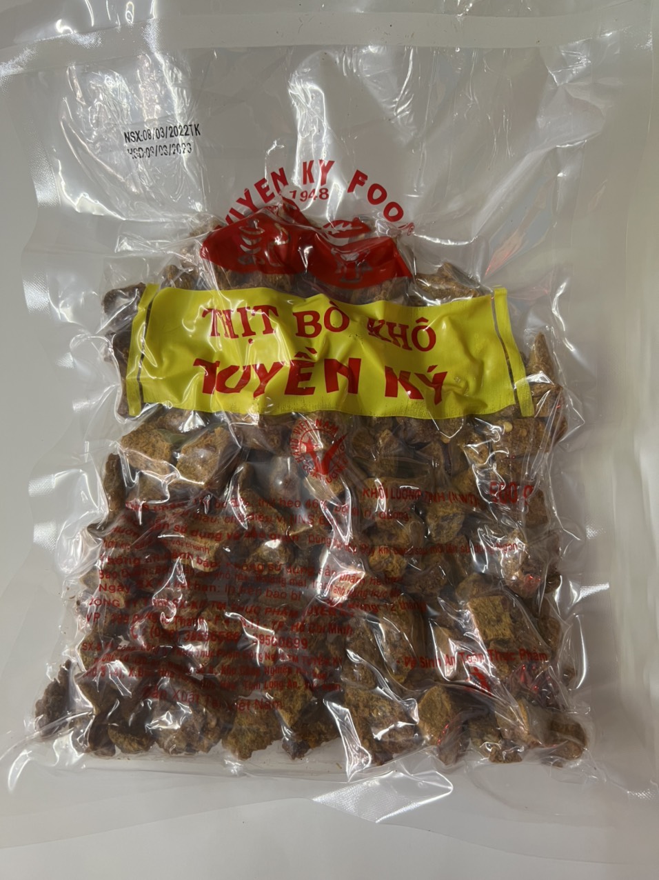 Khô bò viên cà ry tuyền ký 500 gam