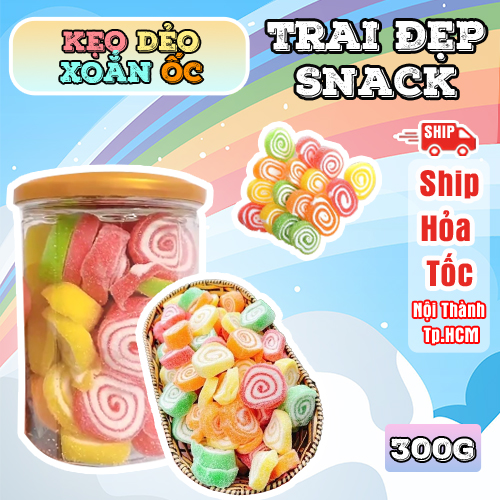 Kẹo dẻo xoắn ốc trai đẹp 300g