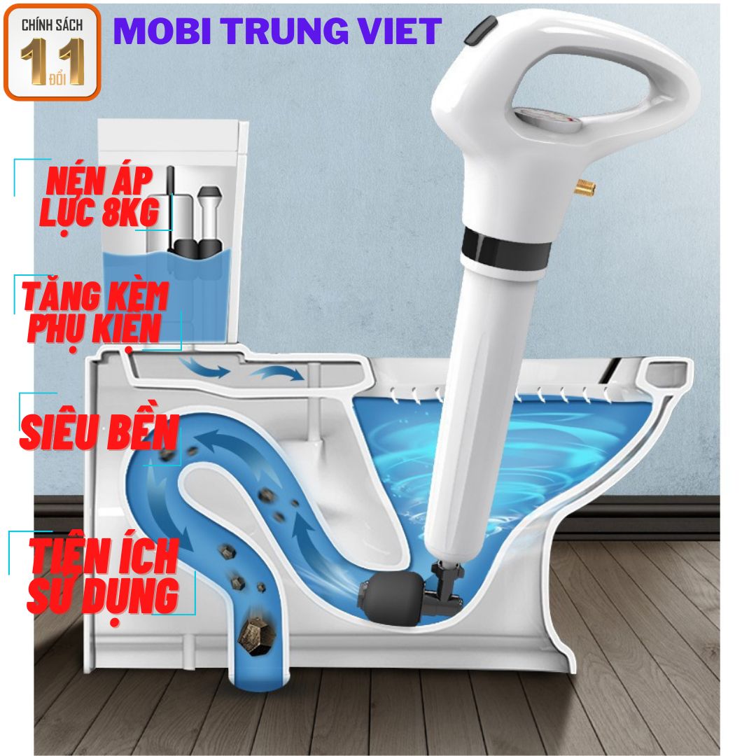 DỤNG CỤ THÔNG TẮC BỒN CẦU CỐNG NƯỚC BẰNG KHÍ NÉN - ống nước, chậu rửa bằng nén khí cao áp loại thường - Bồn cầu bị nghẹt - Máy thông tắc cống nghẹt - Máy thông tắc bồn cầu nghẹt - Loại tốt sử dụng bền