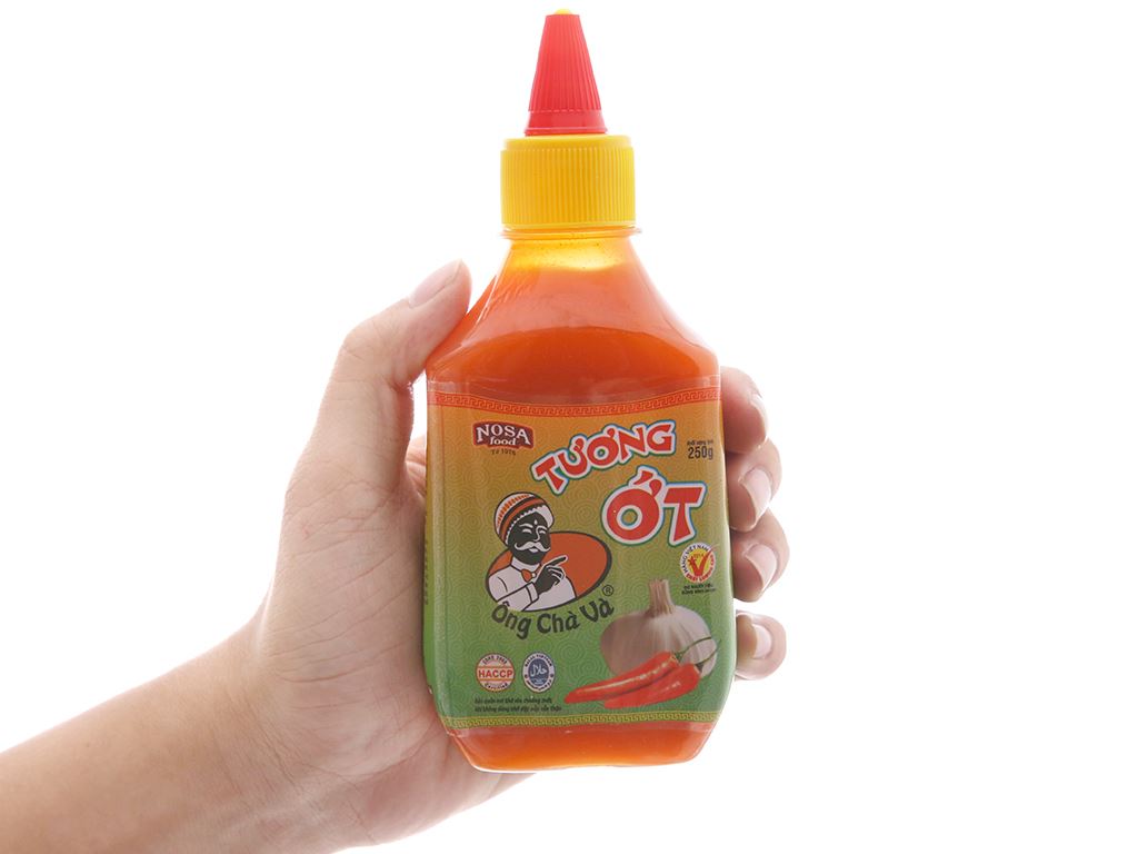 Tương ớt ông chà và chai dẹp 250g