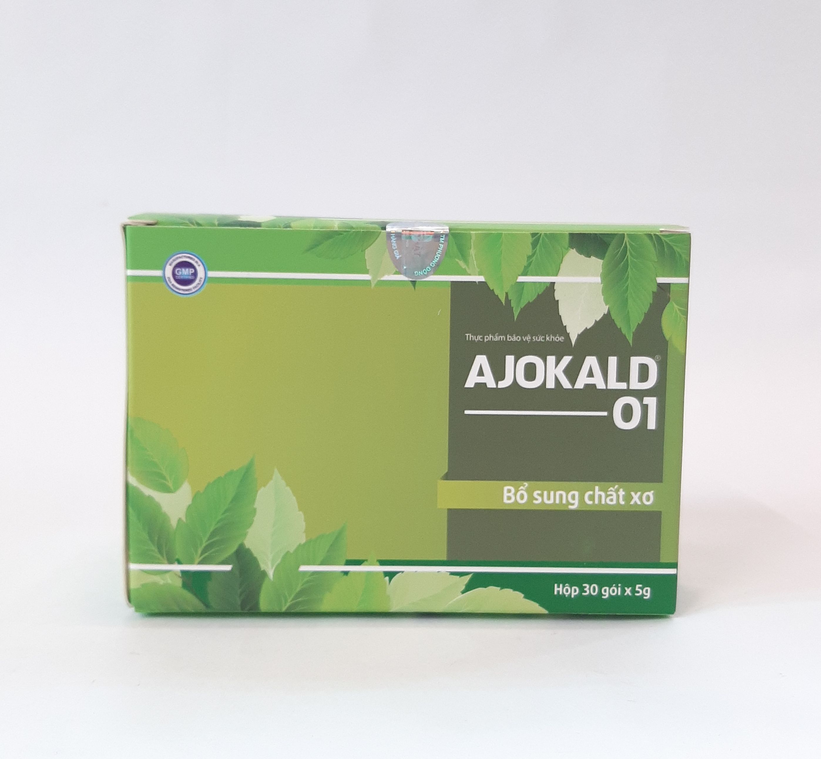 Ajokald 01 Bổ sung chất xơ, Giảm Táo Bón, Hỗ Trợ Bệnh Trĩ  Hộp 30 Gói