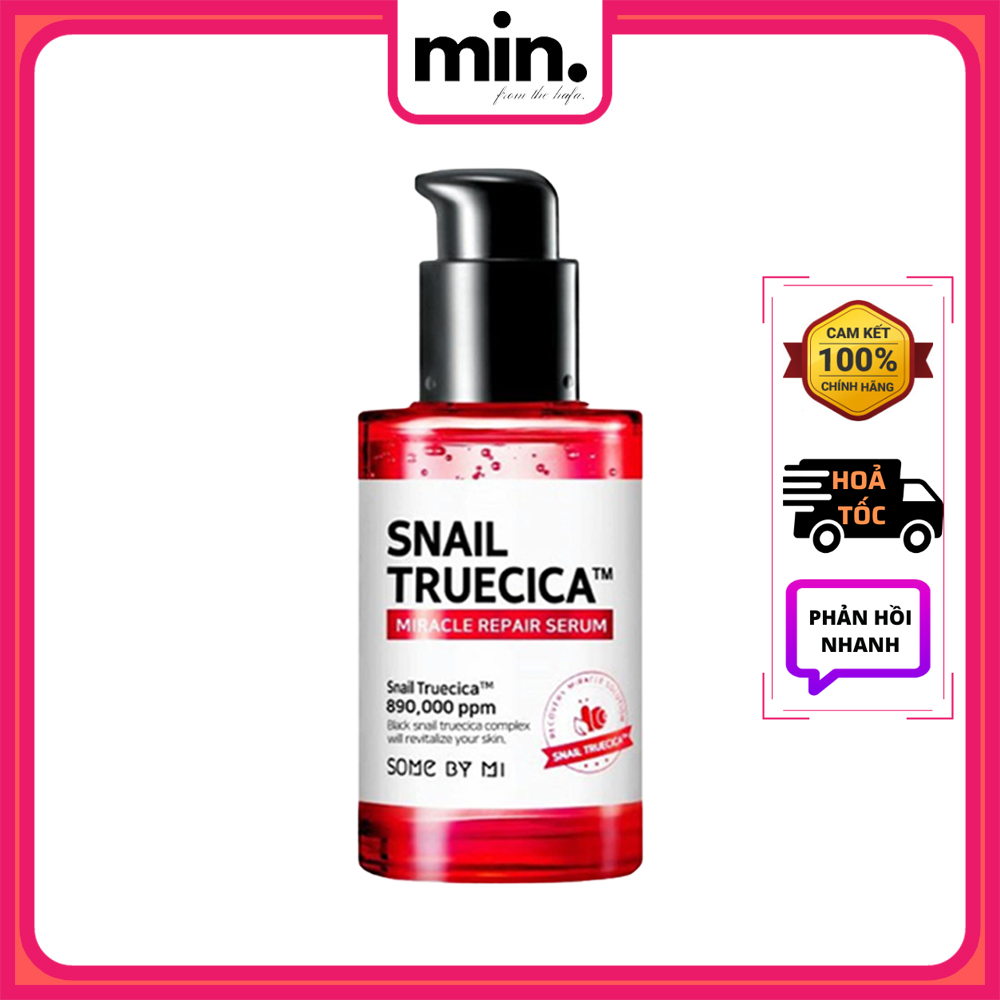 Serum dưỡng phục hồi, cải thiện vết thâm, sẹo some by mi snail truecica miracle repair serum _ some by mi chính hãng