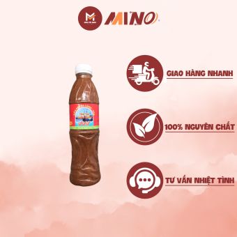 Mắm tép chưng thịt ba làng MINO chai 500g đặc sản thanh hoá