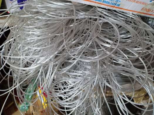 40m dây cáp bọc nhựa 3mm ( kèm 4 khóa cáp và 2 tăng đơ)