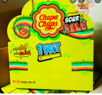 MỘT MÉT KẸO DẺO CẦU VÒNG CHUPA CHUPS